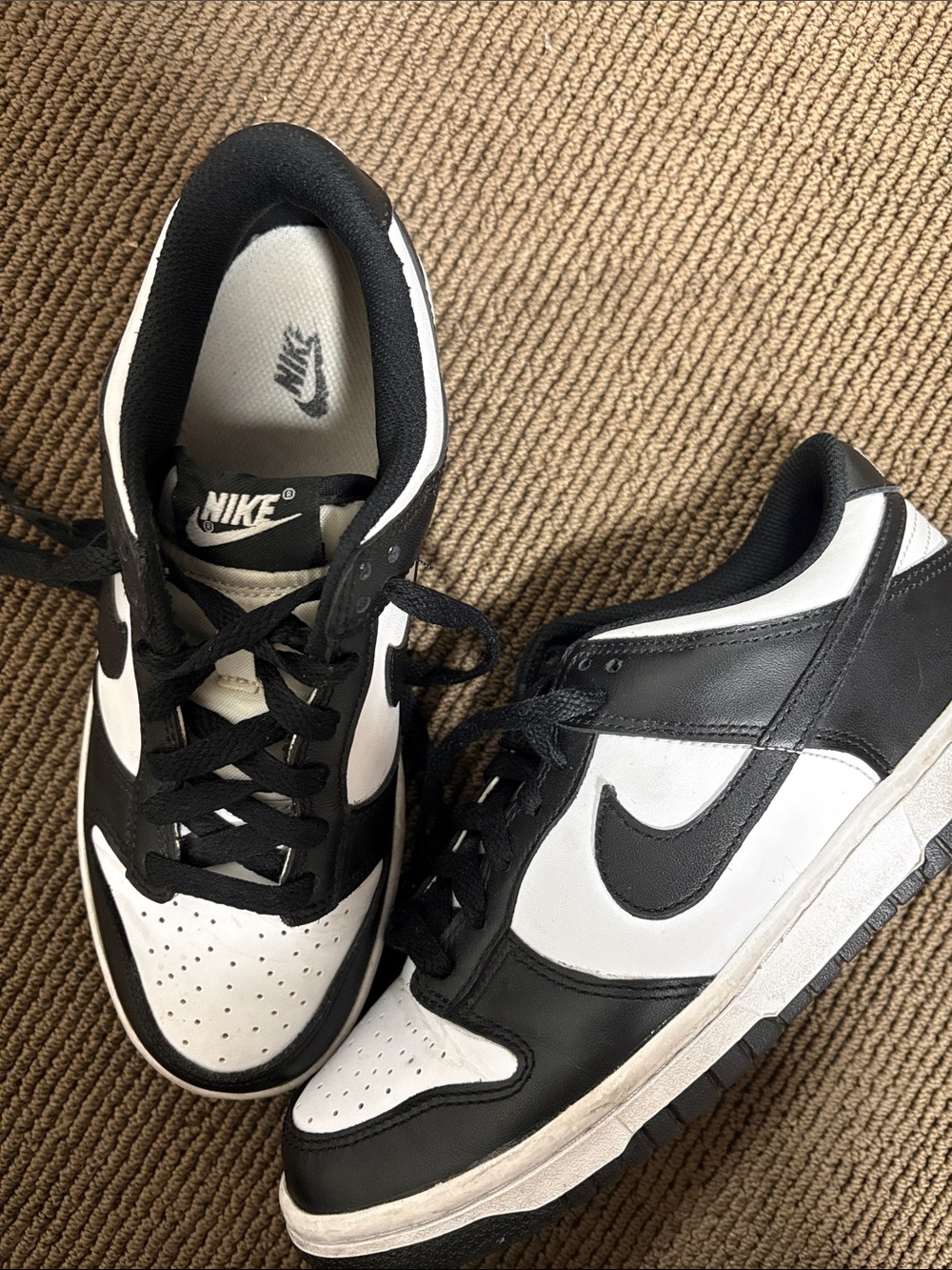 Nike Black and White Low-Top Sneakers